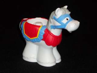 FISHER PRICE LITTLE PEOPLE KINGDOM CASTLE KNIGHT HORSE  