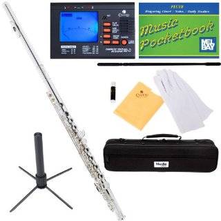   Plated Closed Hole C Flute with 1 Year Warranty, Case, Tuner