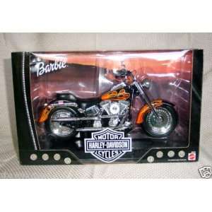   Barbie Harley Davidson Fat Boy Motorcycle with Flames 
