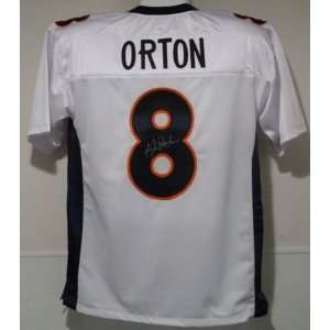  Kyle Orton Autographed Denver Broncos White Jersey Sports 