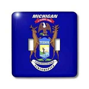 Florene State Flags   State Flag Of Michigan   Light Switch Covers 