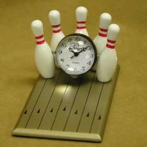 Bowling Lane Mini Clock