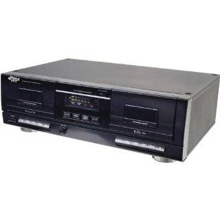Pyle PT659DU Dual Stereo Cassette Deck with Tape USB to  Converter