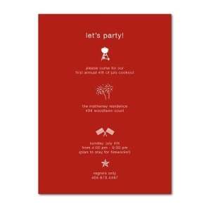 Party Invitations   Simply Patriotic By Shd2