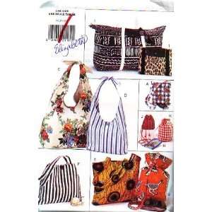  Butterick Pattern 3925 Soft Bags One Size Arts, Crafts 