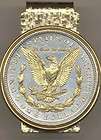 1884 Morgan Silver Dollar U.S. Coin Mans Money Clip  