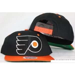 Philadelphia Flyers Snapback Big Logo Black / Orange Two Tone Snapback 