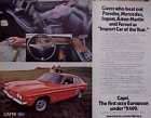 1971 71 Mercury CAPRI ORIGINAL Vintage Ad C MY STORE