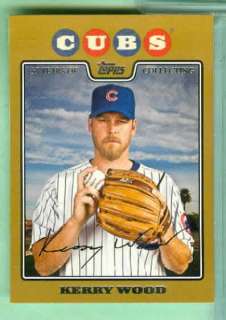 08 TOPPS GOLD #658 KERRY WOOD CUBS /2008 W19473  