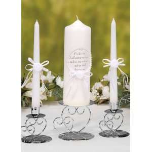  Hearty Unity Candle Holder Style VL25DB Arts, Crafts 