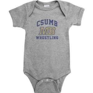 Cal State Monterey Bay Otters Sport Grey Varsity Washed Wrestling Arch 
