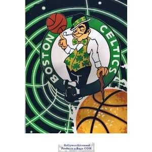 NBA Basketball Boston Celtics Twin Raschel Mink Plush Blanket