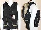   Hiking Camping Fishing Travel Ultimate Vest Back Pack Black/ Khaki  L