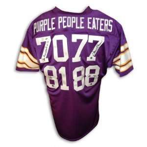 Minnesota Vikings Purple People Eaters Autographed/Hand 