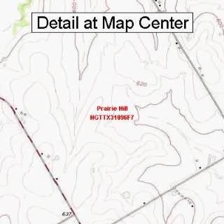USGS Topographic Quadrangle Map   Prairie Hill, Texas (Folded 