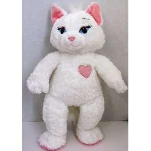  Build a Bear 18 Sassy Kitty White with Pink Heart 