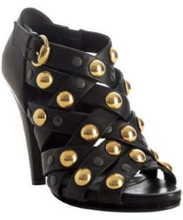 Gucci black studded crisscross Babouska sandals   