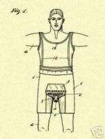 Male Chastity Belt 1908 US Patent Art Print_Q009  