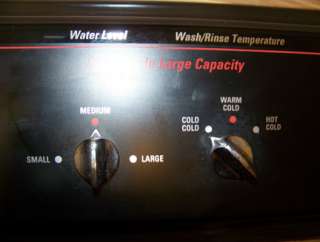 GE Eight Cycle Large Capacity WASHER CONTROL PANEL  