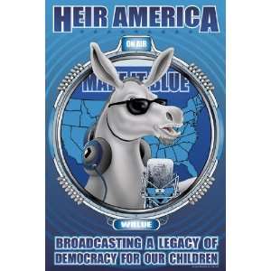Heir America Broadcasting a legacy of Democracy for our Children 20x30 