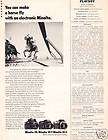 1975 MINOLTA XK/XE 7 CAMERA~Horse Polo~Print Ad