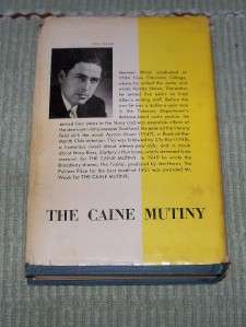 1951 THE CAINE MUTINY A NOVEL OF WWII WOUK 1ST ED DJ  