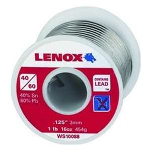  WS10088 LENOX 40/60 Leaded Wire Solder 1# Spool
