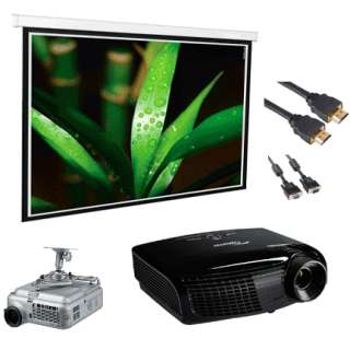 Package also includes 92 (169) electric screen with remote control 