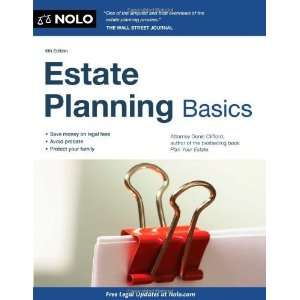    Estate Planning Basics [Paperback] Denis Clifford Attorney Books
