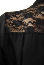 DEALZONE Beauitful Flower Lace Button Top Black 3X NEW  