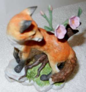   The Woodland Animal Collection Early Morning Surprise Red Fox Figurine