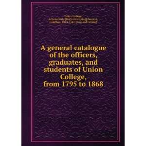  catalogue of the officers, graduates, and students of Union College 