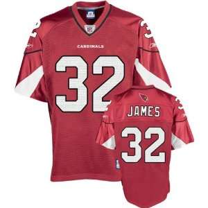 Edgerrin James Youth Jersey Reebok Red Replica #32 Arizona Cardinals 