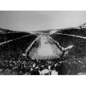  Panathenian Stadium During Olympic Games Photographic 