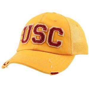 NCAA Zephyr USC Trojans Gold Ventura Adjustable Vintage Hat  