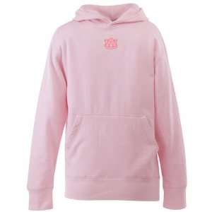  Auburn YOUTH Girls Signature Hooded Sweatshirt (Pink 