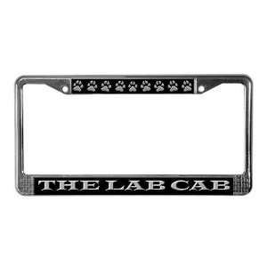  Black Lab Cab Pets License Plate Frame by  