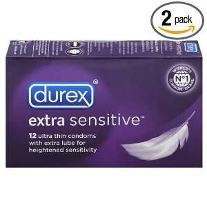  Durex   Extra Sensitive Condom, 12 Count (Pack of 2 