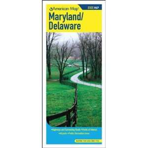   American Map 603370 Maryland And Delaware State Map