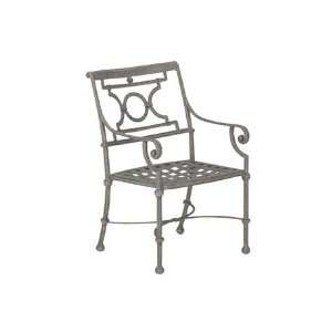  Landgrave Rhodes Cast Aluminum Arm Patio Dining Chair 