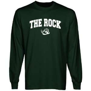 Slippery Rock Pride Forest Green Logo Arch Long Sleeve T shirt