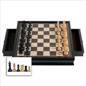  Black Stained Chess Set Toys & Games