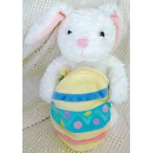   Bunny Rabbit Doll Toy Holding Easter Egg Pouch Zipper Toys & Games