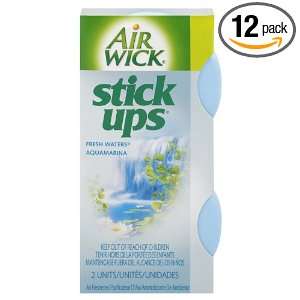Air Wick Stick Ups Air Freshener, Fresh Waters, 2 Count Packages (Pack 