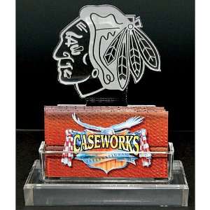  Caseworks Chicago Blackhawks Business Card Holder Sports 