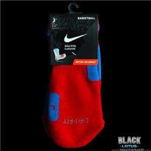 NEW RARE Nike Elite Basketball Crew Socks Sport Red/Royal Blue Large 