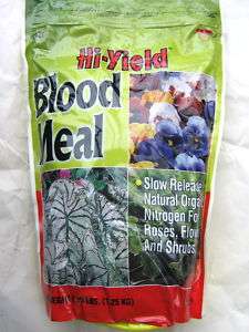 Blood meal Organic fertilizer hi yeild 2.75 lbs  