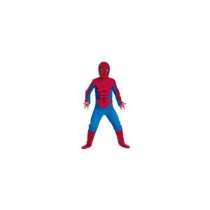  Boys Spider Man Fiber Optic Costume   Small Toys & Games
