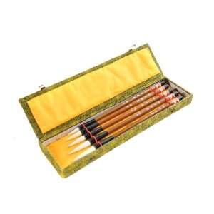  5 Piece Traditional Chinese Calligraphy / Sumi Brush Set 