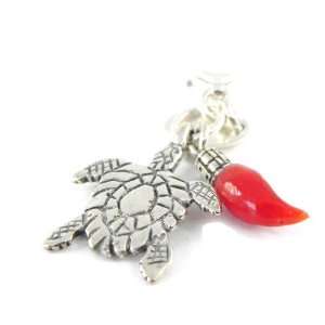  Pendant charm Mineralia turtle. Jewelry